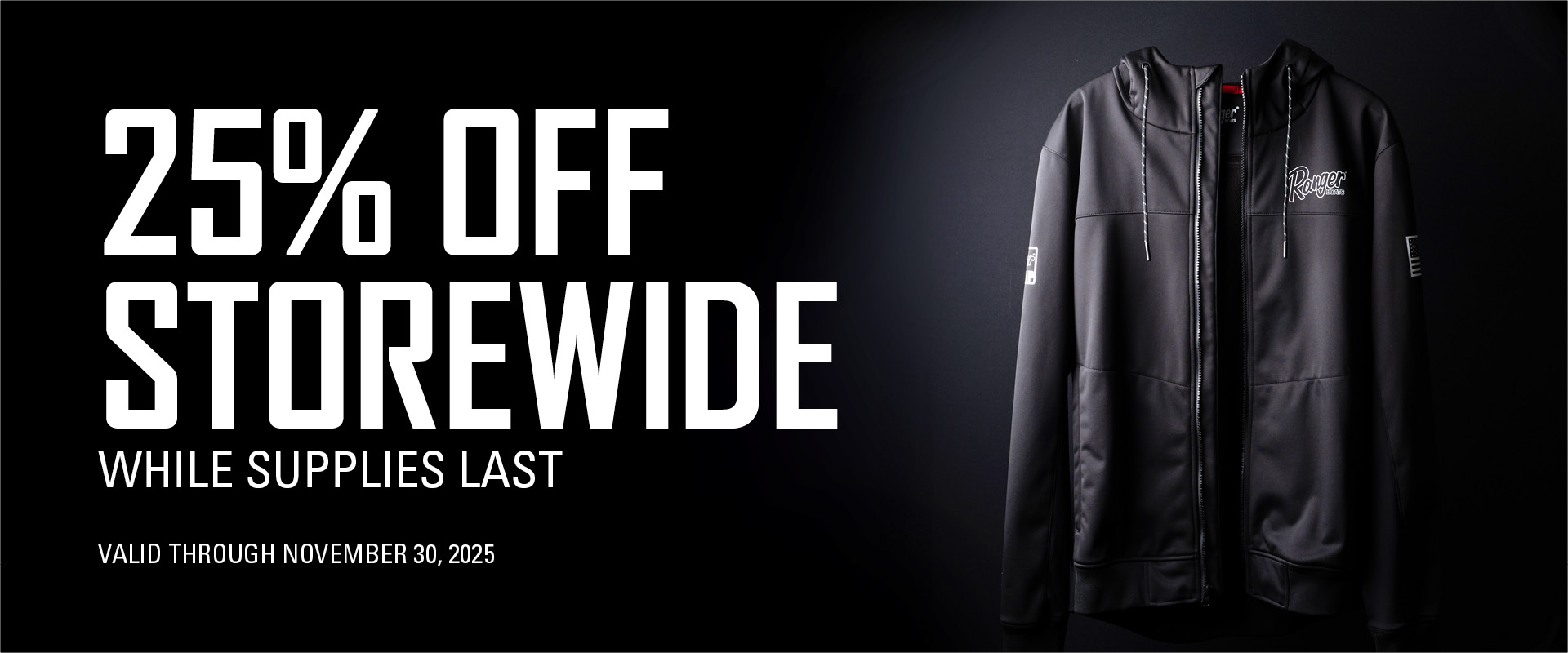 25% Off Storewide through 11.30.25.